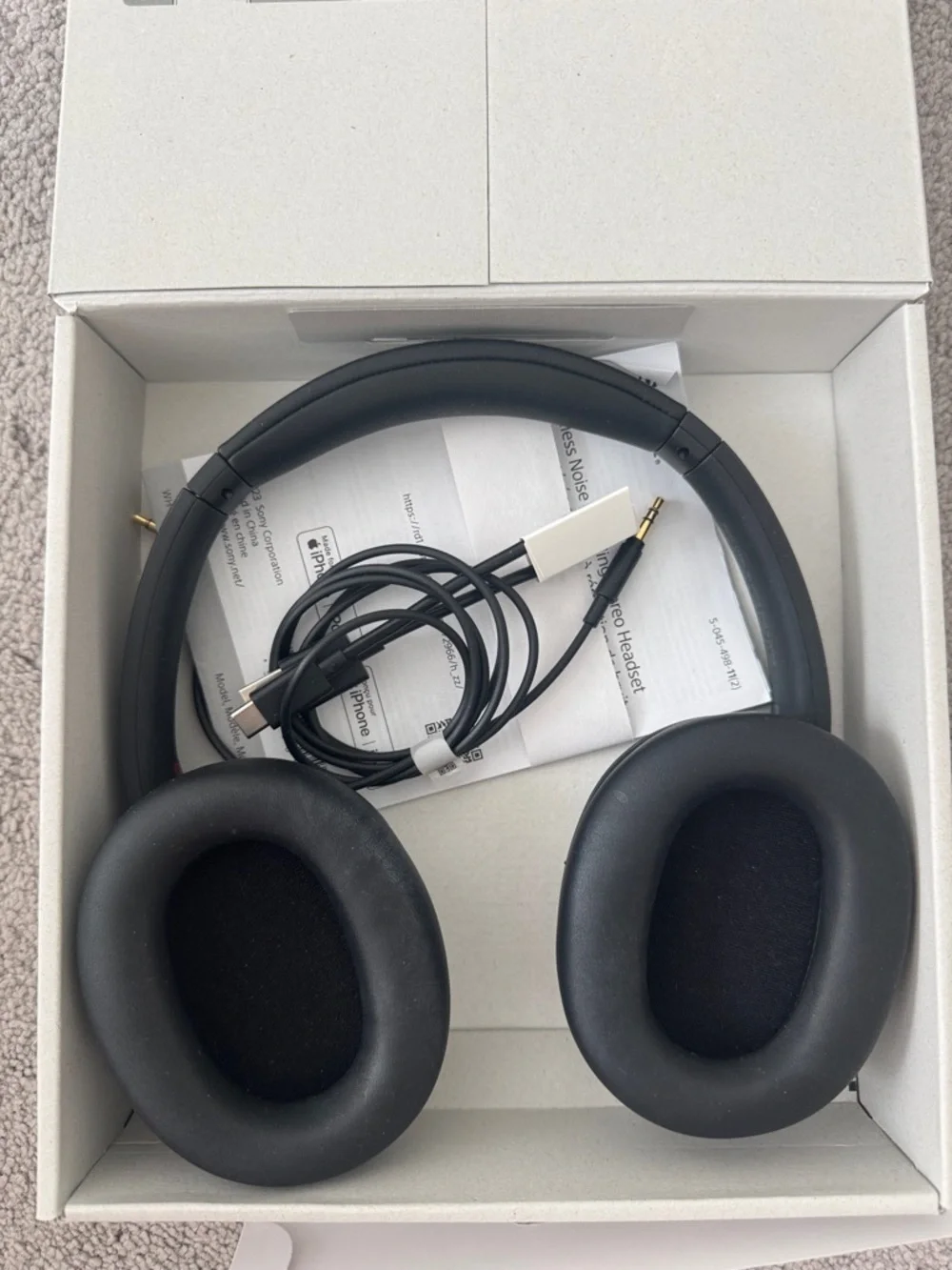 Sony WH-CH720N Over-Ear Wireless Headphones - Black